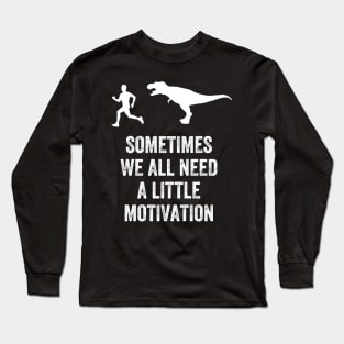 Sometimes we all need a little motivation Long Sleeve T-Shirt